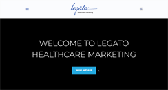 Desktop Screenshot of legatohealthcaremarketing.com