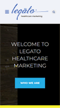 Mobile Screenshot of legatohealthcaremarketing.com